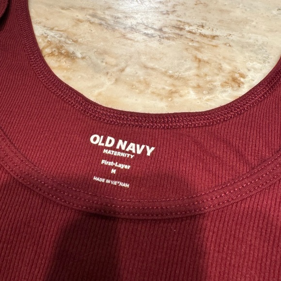 3/$25 Two (2) Old Navy Maternity First-Layer Rib-Knit Side-Shirred Tank Tops (M) - Picture 5 of 9